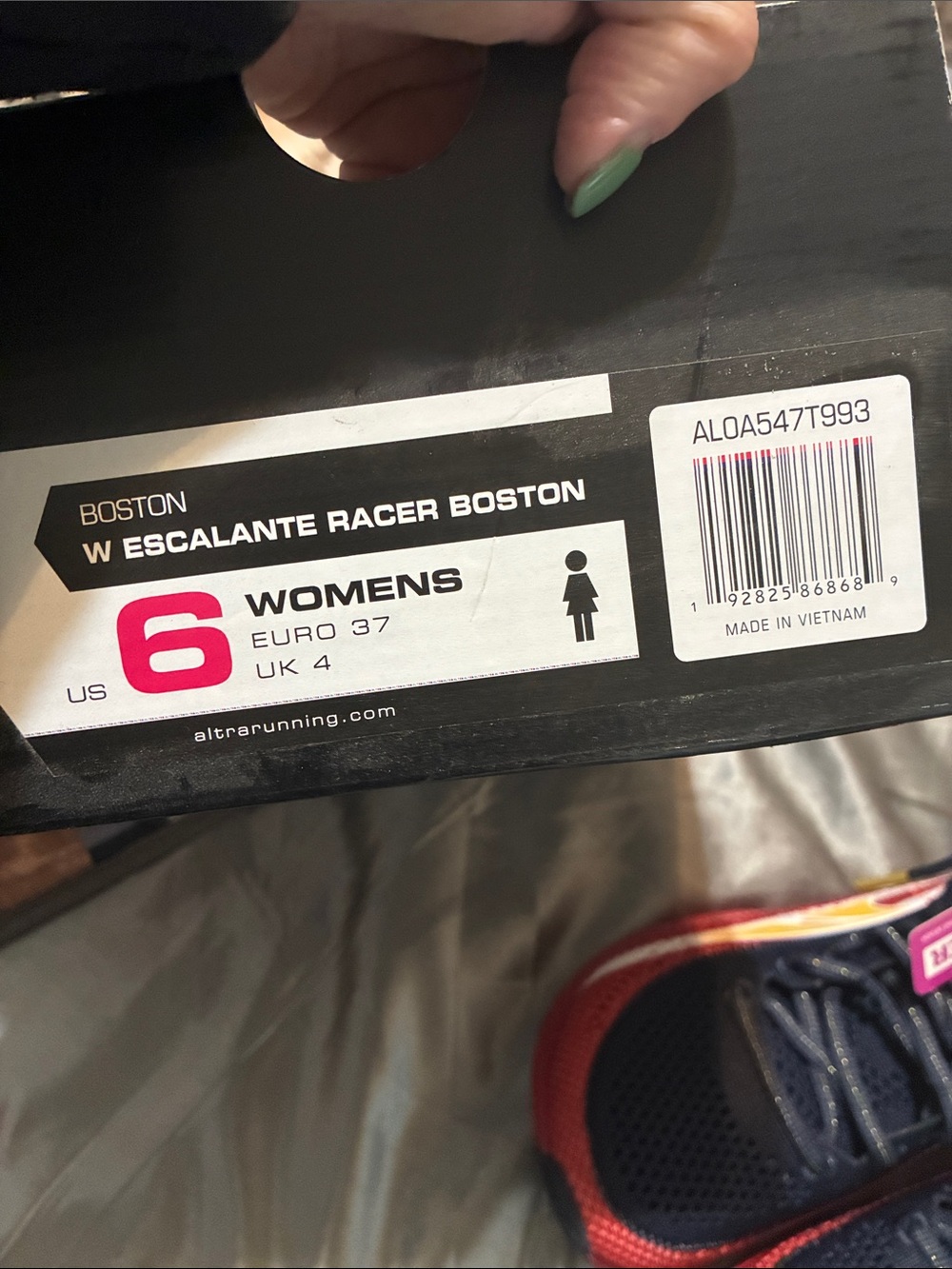 Navy, Red & Yellow Women’s Running Shoes - Picture 5 of 5